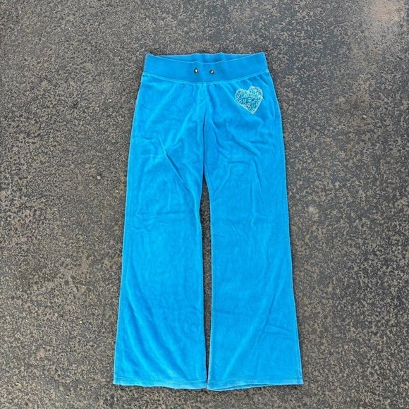 Jenni Pants - Y2k Jenni by Jennifer Moore Low Rise Flare Pants  Size large  Bedazzled Heart